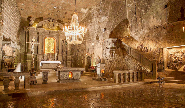 Soľná baňa Wieliczska v Poľsku patrí medzi unikátne atrakcie zoznamu svetového dedičstva UNESCO.