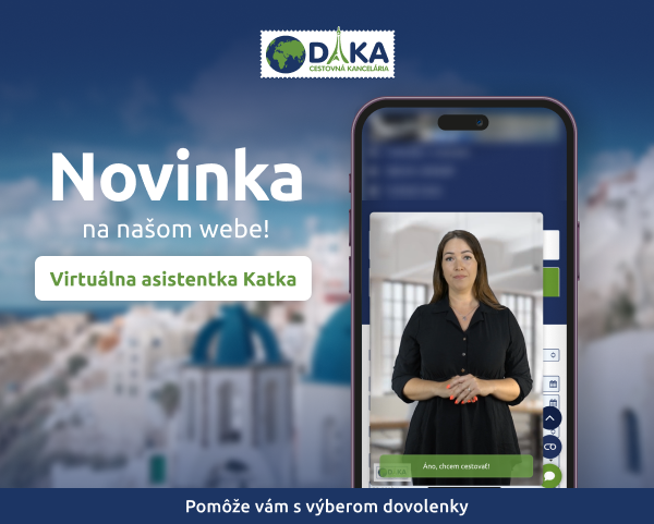 Virtuálna asistentka Katka poradí s výberom zájazdu.